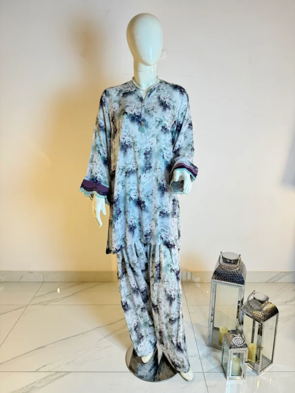 ASH WHITE LAVENDER FLORAL (PRINTED) - Image 2
